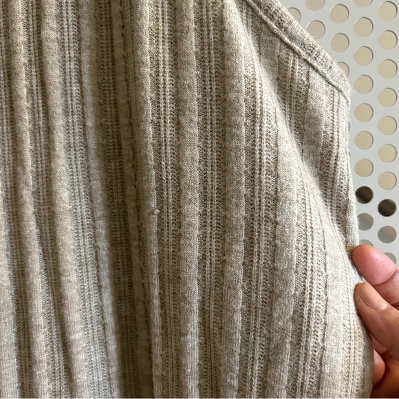 Anthropologie Amadi Knit Halter Midi Dress Size XL in  Oatmeal Cream NWT - Picture 9 of 12